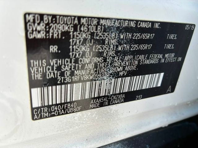 2019 Toyota RAV4 LE AWD - 23039763 - 18