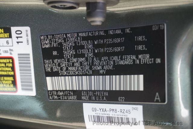 2019 Toyota Sienna LE FWD 8-Passenger - 23093524 - 12