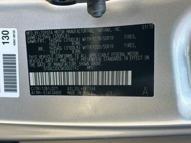 2019 Toyota Sienna SE Premium - 22704888 - 23