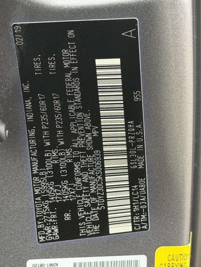 2019 Toyota Sienna XLE Automatic Access Seat FWD 7-Passenger - 22981781 - 12