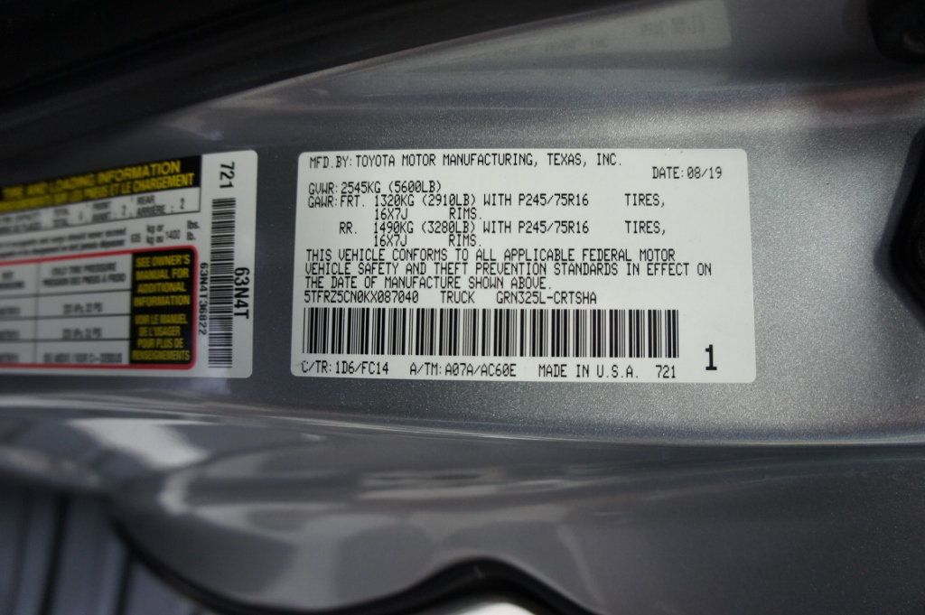 2019 Toyota Tacoma SR5 ACCESS CAB, Excellent Shape! - 23024457 - 44