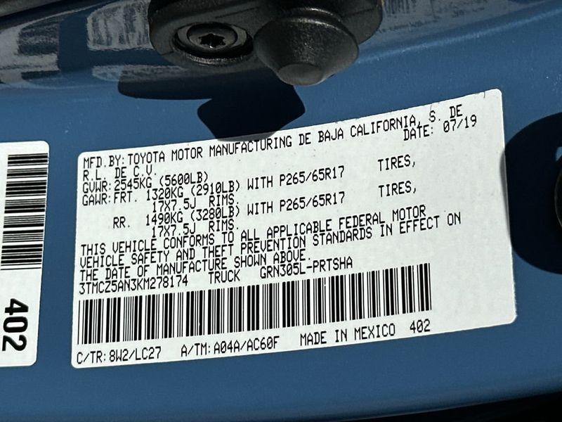 2019 Toyota Tacoma TRD Sport - 23029691 - 22