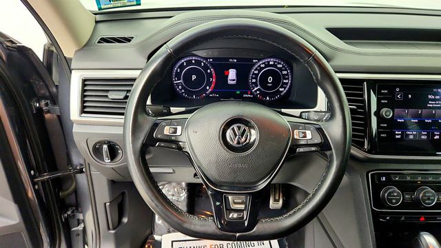 2019 Volkswagen Atlas 3.6L V6 SEL R-Line with 2nd Row Dual Captain's Chairs - 23079113 - 13