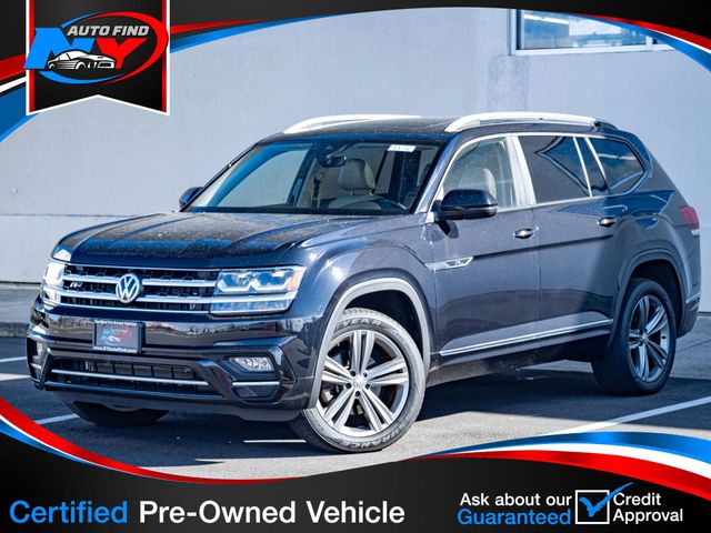 2019 Volkswagen Atlas CLEAN CARFAX, 3.6L SE, TECHNOLOGY, AWD, PAN SUNROOF, BACKUP CAM - 22918272 - 0