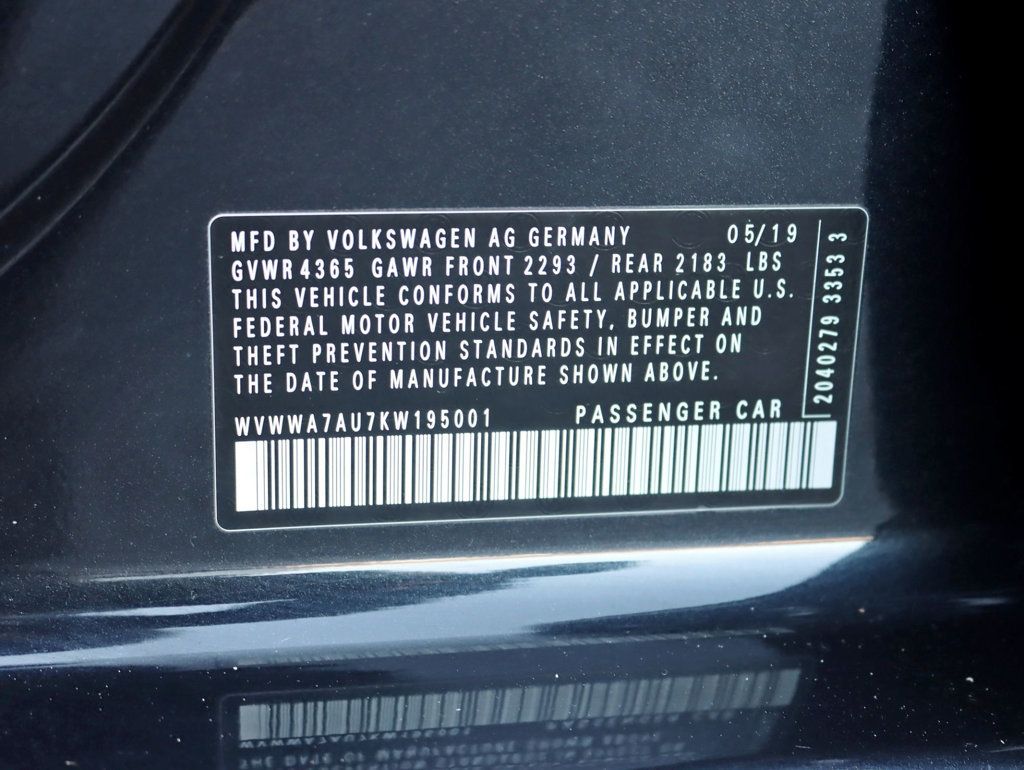 2019 Volkswagen Golf R 2.0T Manual w/DCC/Nav - 22945428 - 34