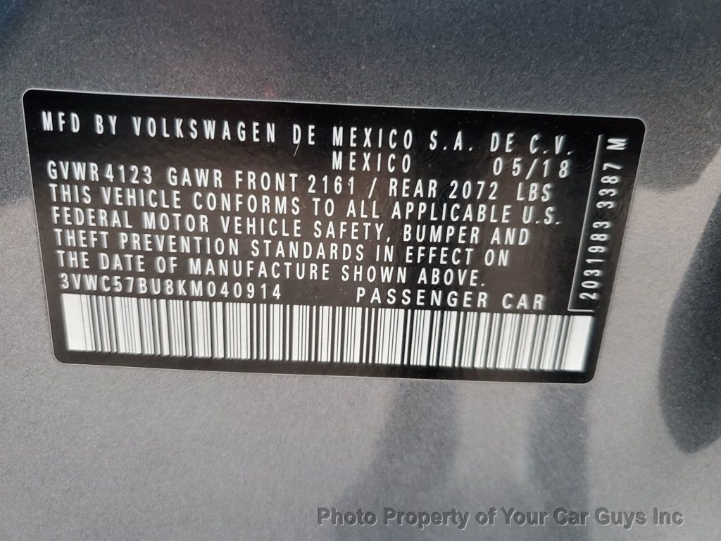 2019 Volkswagen Jetta 1.4T R-Line Automatic - 22997651 - 22