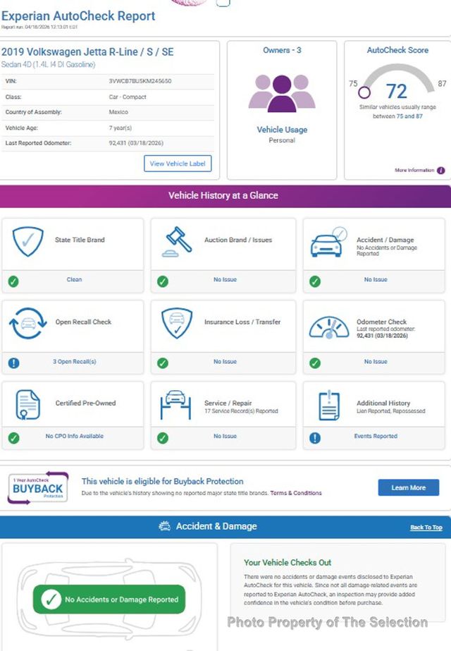 2019 Volkswagen Jetta 1.4T SE AUTOMATIC W/DRIVER ASSISTANCE, APPLE CARPLAY ANDROID AUD - 23013800 - 12