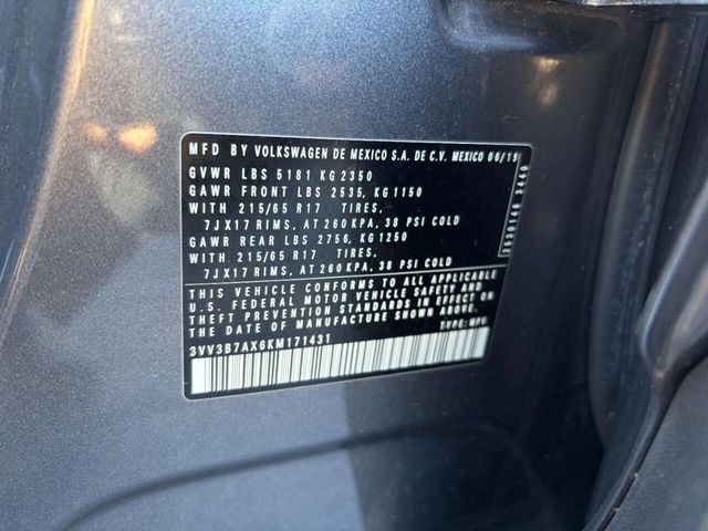 2019 Volkswagen Tiguan 2.0T SE FWD - 22933190 - 33