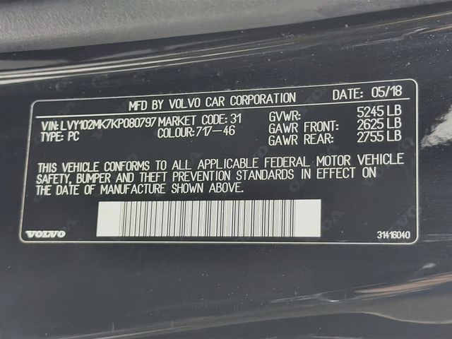 2019 Volvo S90 T5 AWD Momentum - 23085925 - 33