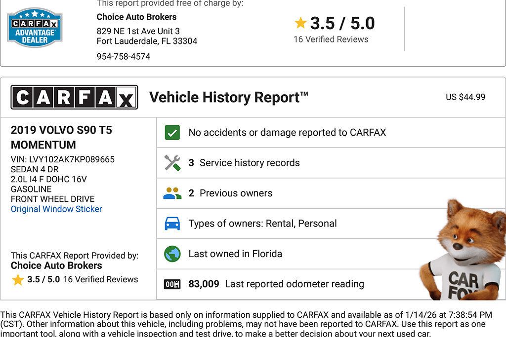 2019 Volvo S90 T5 FWD Momentum - 22972095 - 1