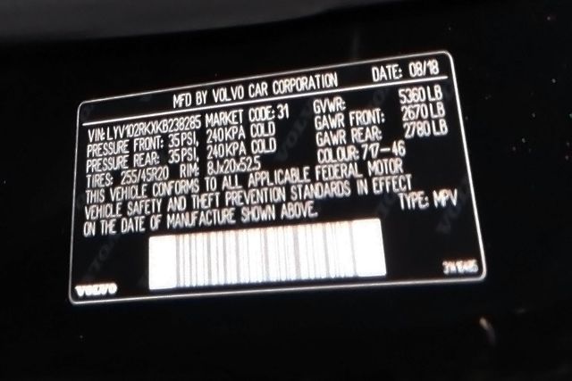 2019 Volvo XC60 T5 AWD Momentum - 23093037 - 67