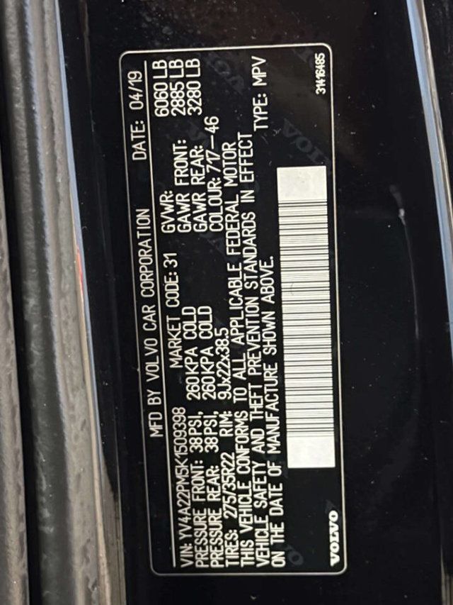 2019 Volvo XC90 T6 AWD R-Design - 22988103 - 21