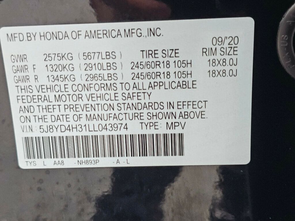 2020 Acura MDX SH-AWD 7-Passenger - 22918547 - 44