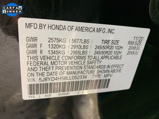 2020 Acura MDX SH-AWD 7-Passenger w/Technology Pkg - 21186140 - 24