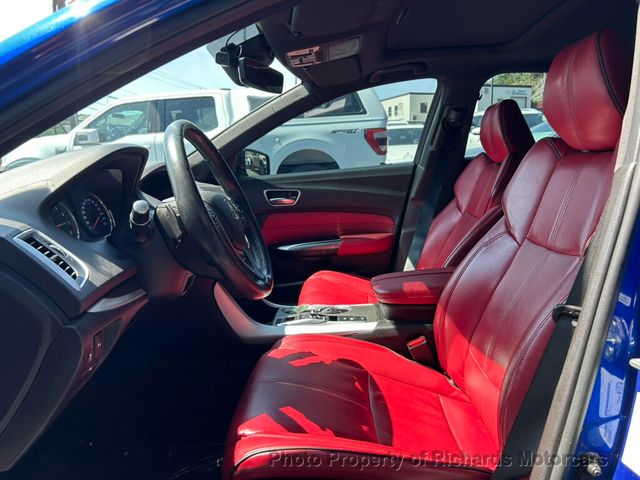 2020 Acura TLX 3.5L SH-AWD w/Technology/A-Spec Pkg Red Leather - 23051624 - 11