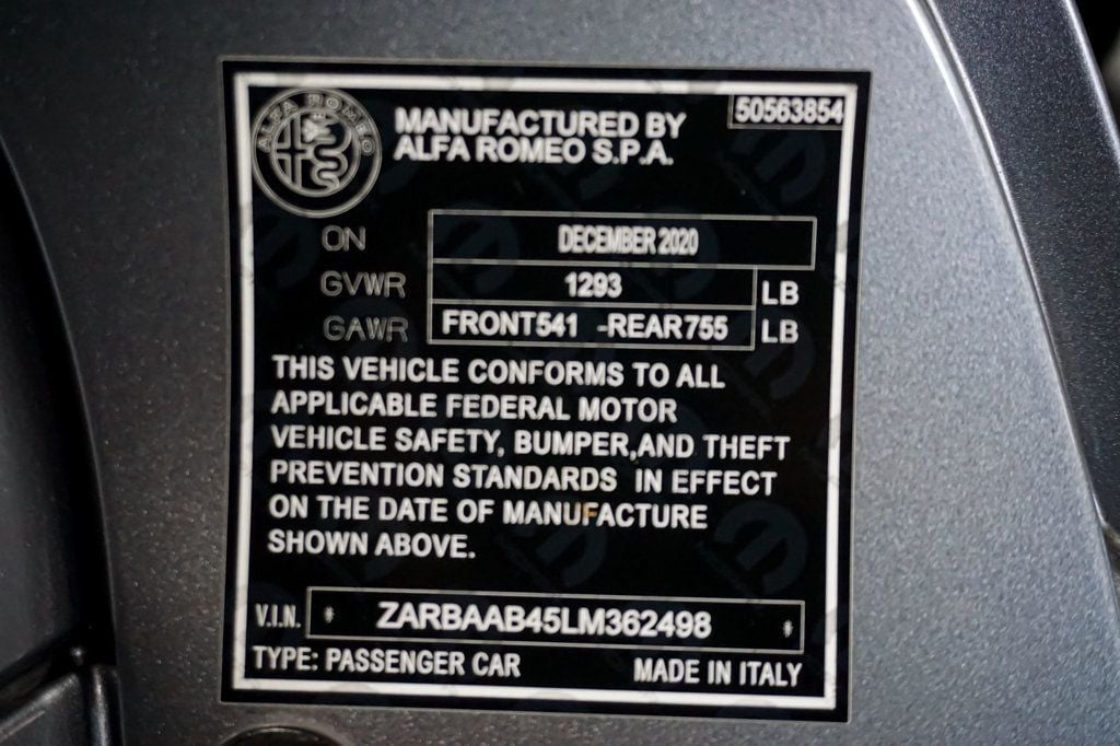 2020 Alfa Romeo 4C Spider *4C Spider* *Gray/Brown* *Tasteful Upgrades* - 23015479 - 19