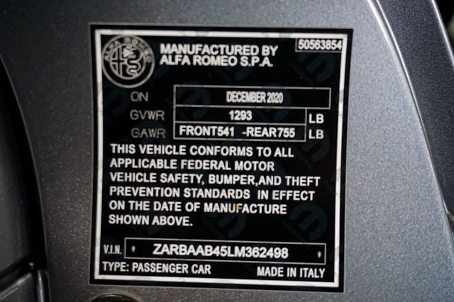2020 Alfa Romeo 4C Spider *4C Spider* *Gray/Brown* *Tasteful Upgrades* - 23015479 - 19