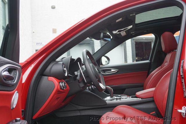 2020 Alfa Romeo Giulia Ti Sport AWD RED LEATHER CARPLAY REAR CAMERA PANO ROOF HOT SEATS - 23007104 - 10