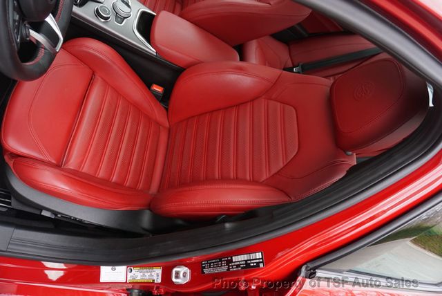 2020 Alfa Romeo Giulia Ti Sport AWD RED LEATHER CARPLAY REAR CAMERA PANO ROOF HOT SEATS - 23007104 - 12