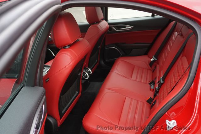 2020 Alfa Romeo Giulia Ti Sport AWD RED LEATHER CARPLAY REAR CAMERA PANO ROOF HOT SEATS - 23007104 - 16