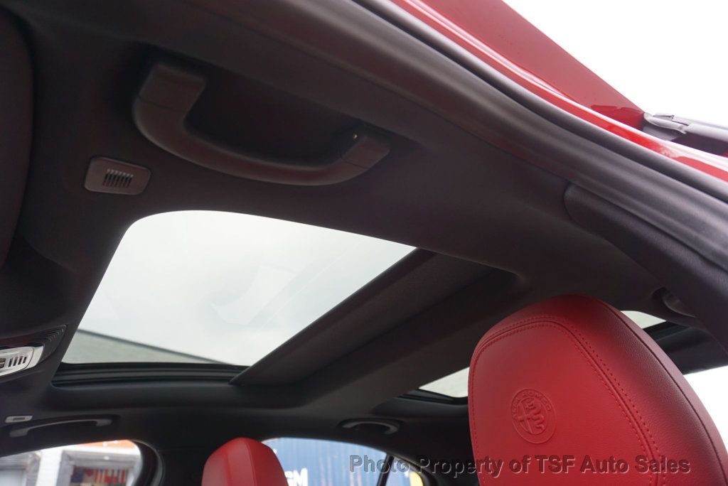 2020 Alfa Romeo Giulia Ti Sport AWD RED LEATHER CARPLAY REAR CAMERA PANO ROOF HOT SEATS - 23007104 - 18