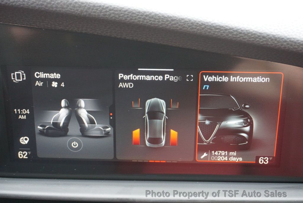 2020 Alfa Romeo Giulia Ti Sport AWD RED LEATHER CARPLAY REAR CAMERA PANO ROOF HOT SEATS - 23007104 - 28