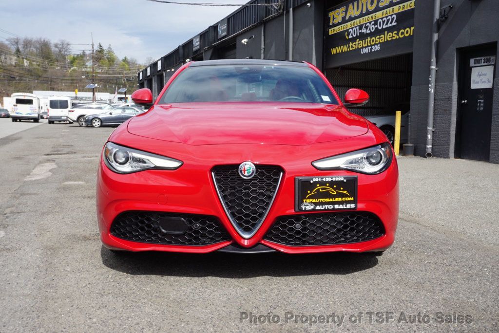2020 Alfa Romeo Giulia Ti Sport AWD RED LEATHER CARPLAY REAR CAMERA PANO ROOF HOT SEATS - 23007104 - 2