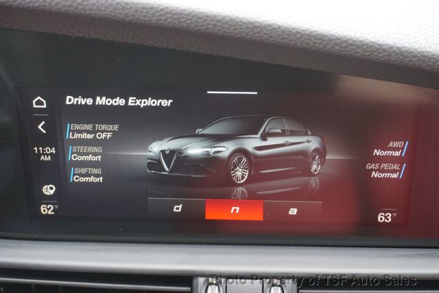 2020 Alfa Romeo Giulia Ti Sport AWD RED LEATHER CARPLAY REAR CAMERA PANO ROOF HOT SEATS - 23007104 - 31