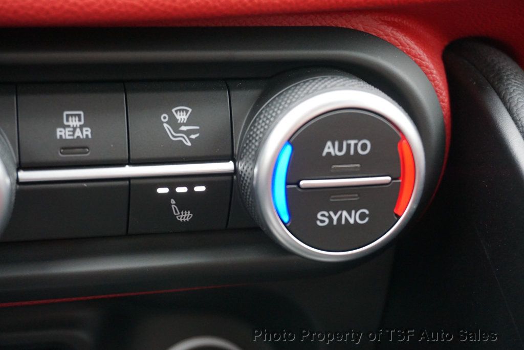 2020 Alfa Romeo Giulia Ti Sport AWD RED LEATHER CARPLAY REAR CAMERA PANO ROOF HOT SEATS - 23007104 - 35