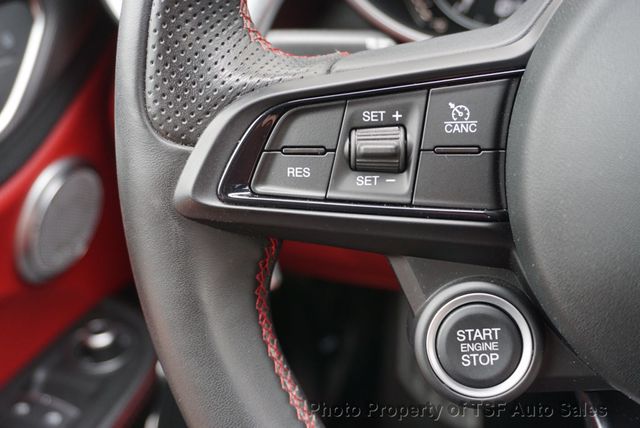 2020 Alfa Romeo Giulia Ti Sport AWD RED LEATHER CARPLAY REAR CAMERA PANO ROOF HOT SEATS - 23007104 - 39