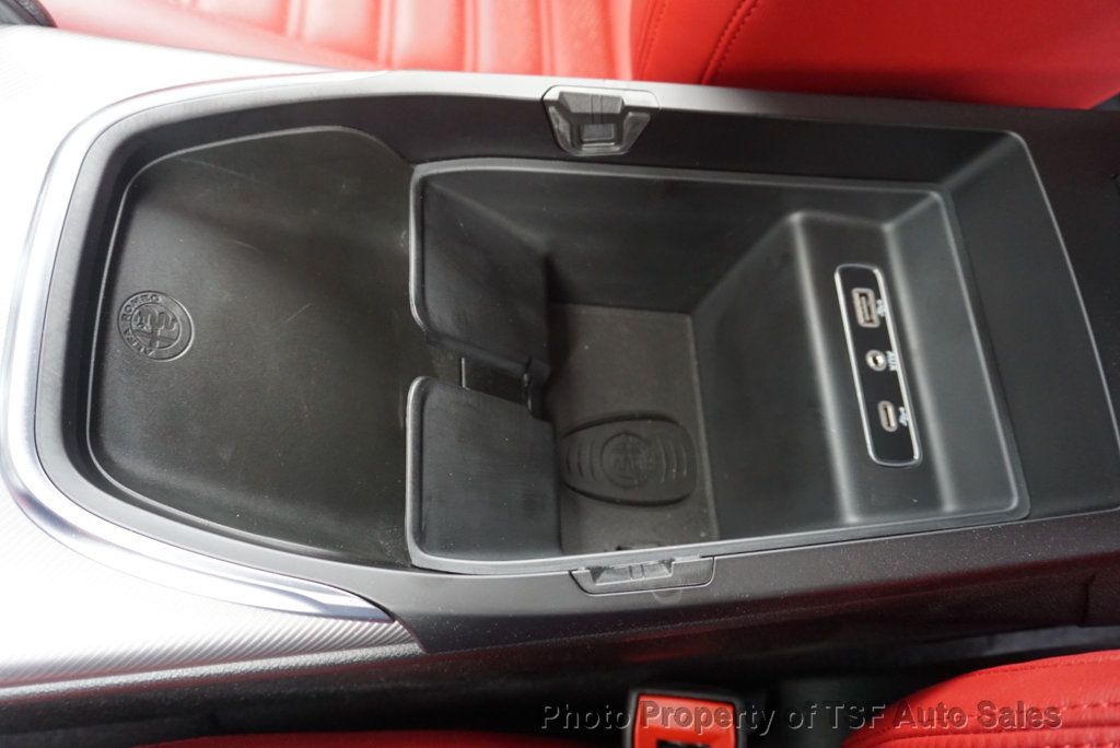 2020 Alfa Romeo Giulia Ti Sport AWD RED LEATHER CARPLAY REAR CAMERA PANO ROOF HOT SEATS - 23007104 - 46