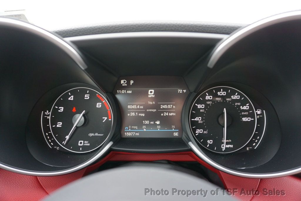 2020 Alfa Romeo Giulia Ti Sport AWD RED LEATHER CARPLAY REAR CAMERA PANO ROOF HOT SEATS - 23007104 - 55
