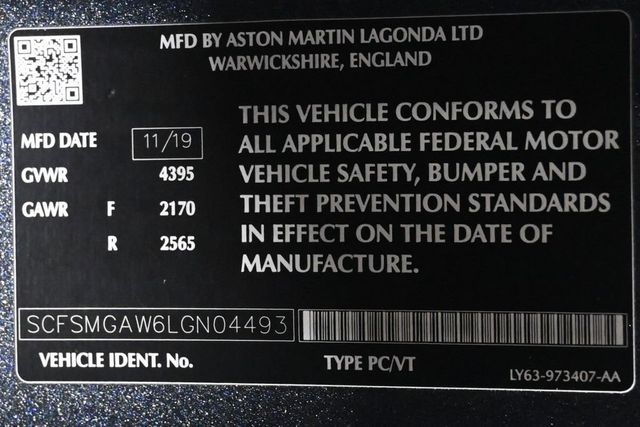 2020 Aston Martin Vantage Base - 23007217 - 26