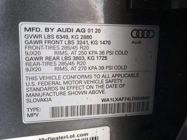 2020 Audi Q7 Premium Plus 55 TFSI quattro - 23014897 - 64