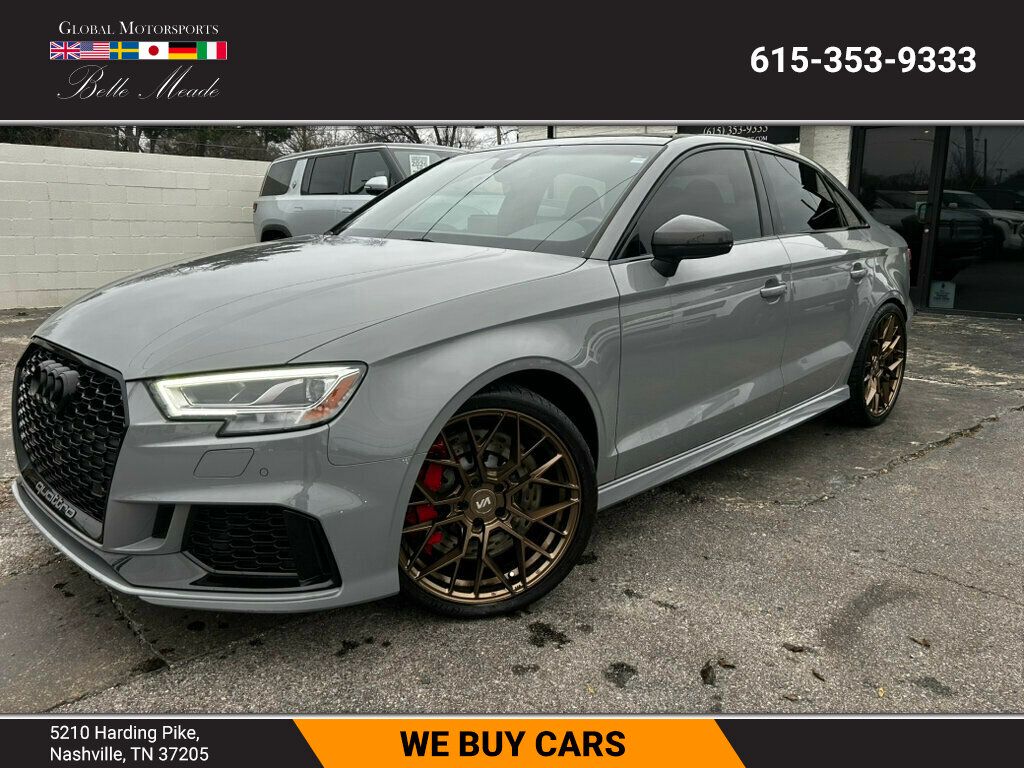 2020 Audi RS 3 Sedan MSRP$57945/RS-3/NardoGray/Bang&OlufsenPremiumAudio/NAV - 22963400 | Video 1