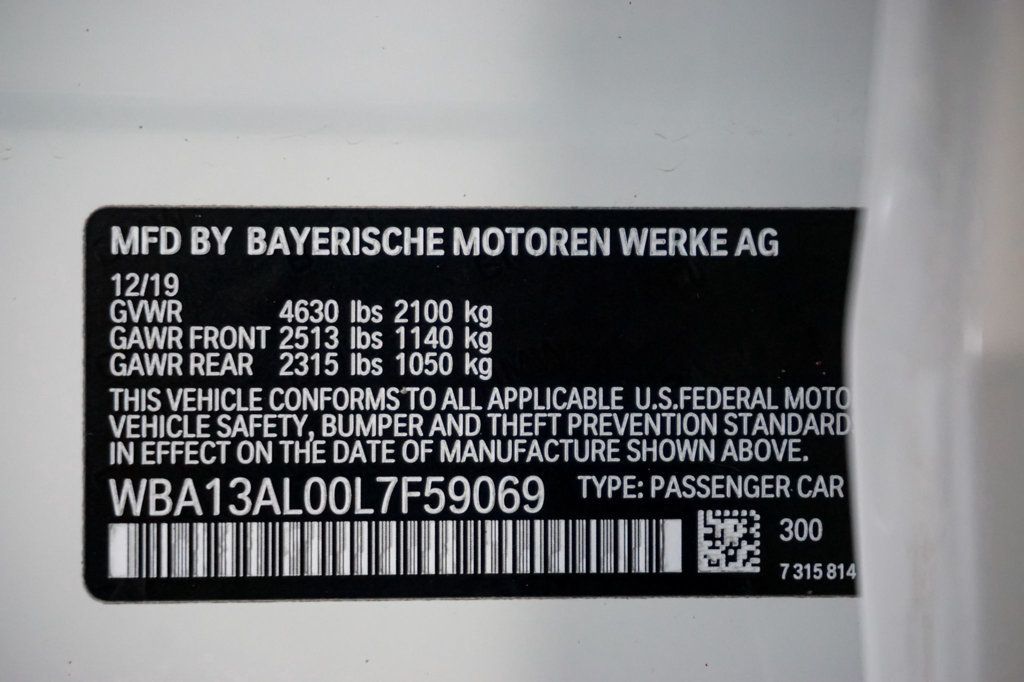 2020 BMW 2 Series *M235i xDrive Gran Coupe* White/Red* *AWD* *Only 49k Miles* - 23051675 - 19