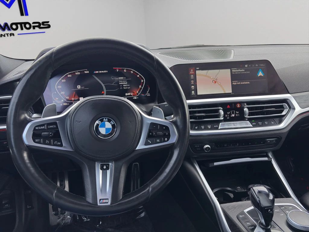 2020 BMW 3 Series M 340i, LED LTS, NAVIGATION, TINTED, BLUETOOTH, BACKUP CAMERA!!! - 23021468 - 10