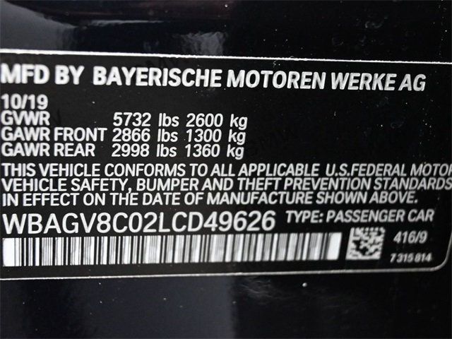 2020 BMW 8 Series M850i xDrive Gran Coupe - 22948345 - 6