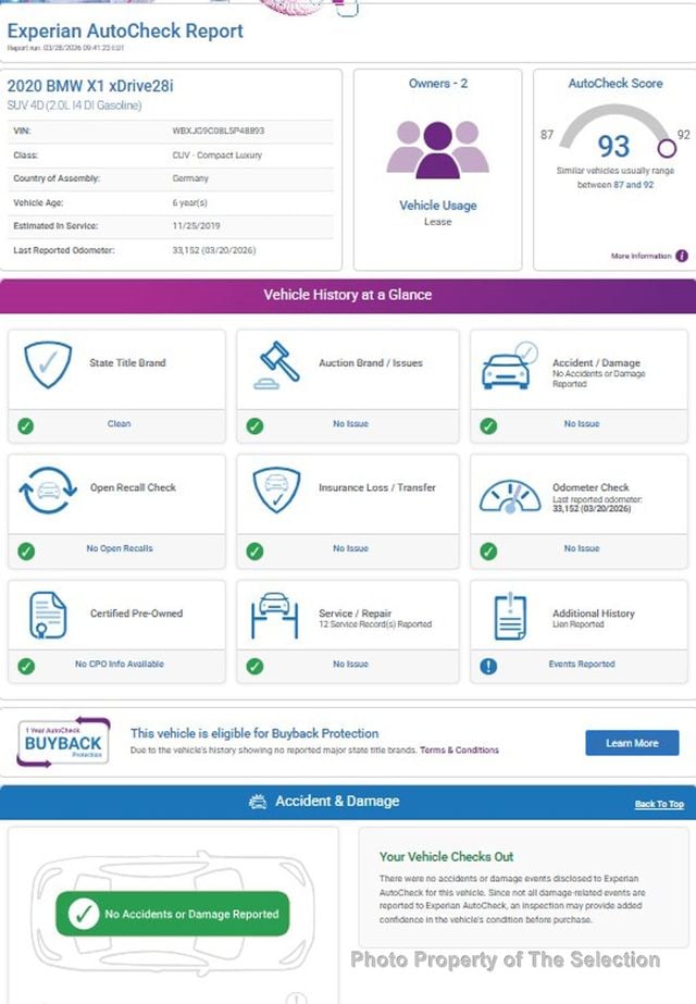 2020 BMW X1 xDRIVE 28i SPORTS ACTIVITY  - 23004233 - 12