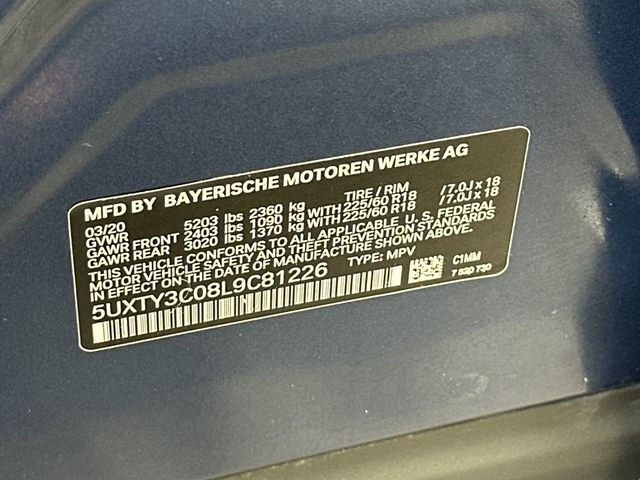 2020 BMW X3 sDrive30i Sports Activity Vehicle - 22955964 - 22