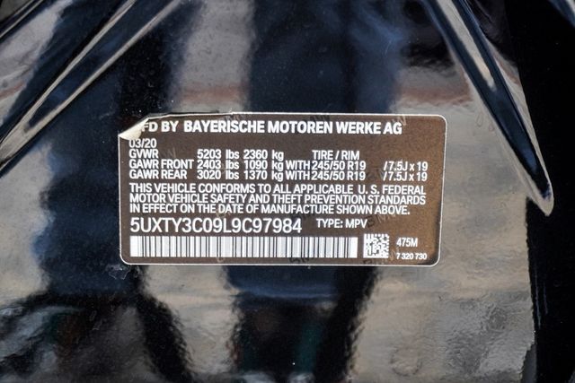 2020 BMW X3 sDrive30i Sports Activity Vehicle - 22935392 - 47