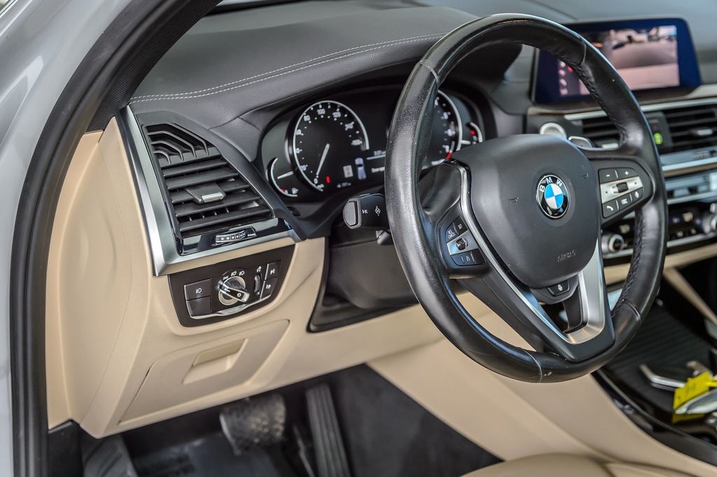 2020 BMW X3 X3 30i sDRIVE SILVER ON TAN NAV BACKUP CAM BLUETOOTH GORGEOUS - 23091431 - 25
