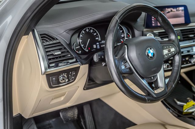 2020 BMW X3 X3 30i sDRIVE SILVER ON TAN NAV BACKUP CAM BLUETOOTH GORGEOUS - 23091431 - 25