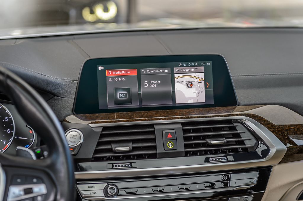 2020 BMW X3 X3 30i sDRIVE SILVER ON TAN NAV BACKUP CAM BLUETOOTH GORGEOUS - 23091431 - 29
