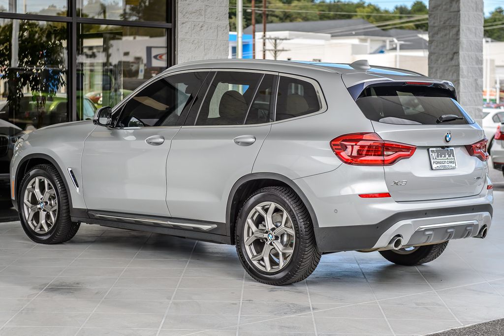 2020 BMW X3 X3 30i sDRIVE SILVER ON TAN NAV BACKUP CAM BLUETOOTH GORGEOUS - 23091431 - 6