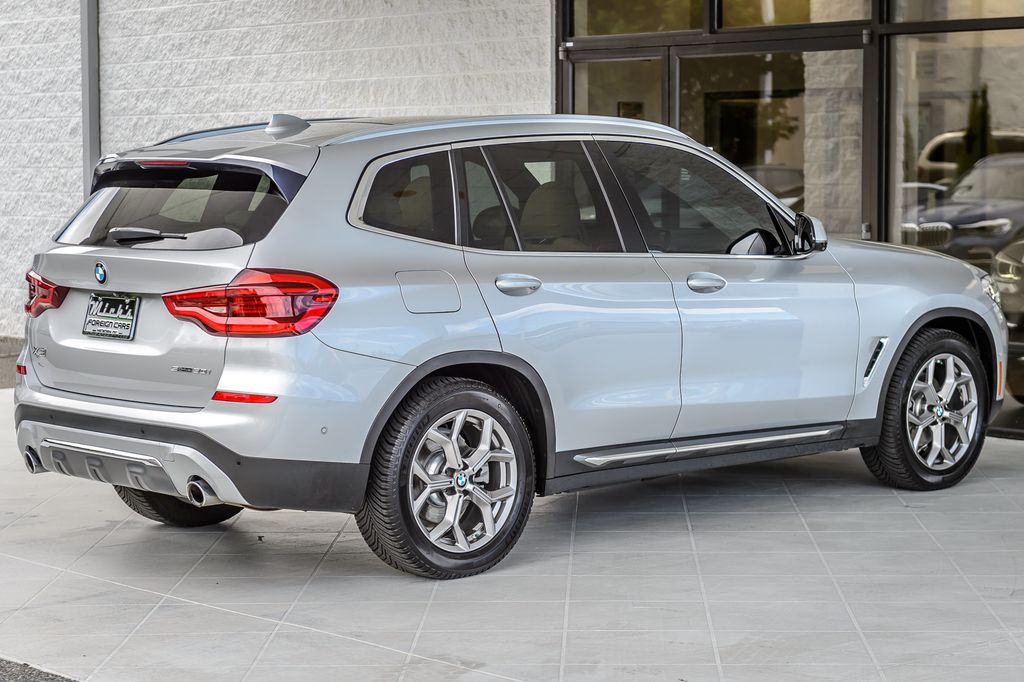 2020 BMW X3 X3 30i sDRIVE SILVER ON TAN NAV BACKUP CAM BLUETOOTH GORGEOUS - 23091431 - 8