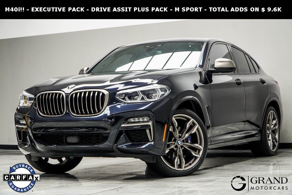 Used 2020 BMW X4 M40i with VIN 5UX2V5C08L9B83863 for sale in Kennesaw, GA