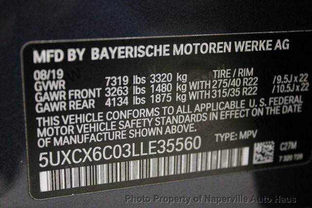 2020 BMW X7 M50i Sports Activity Vehicle - 22926779 - 65