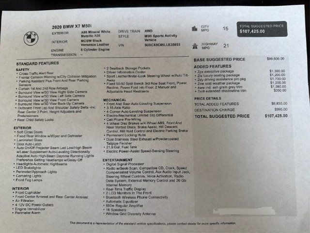 2020 BMW X7 M50i Sports Activity Vehicle - 23093110 - 27