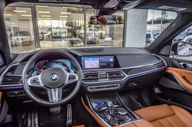 2020 BMW X7 X7 40i xDRIVE M SPORT WHITE ON BROWN NAV PANO ROOF BACKUP CAM - 22977052 - 24